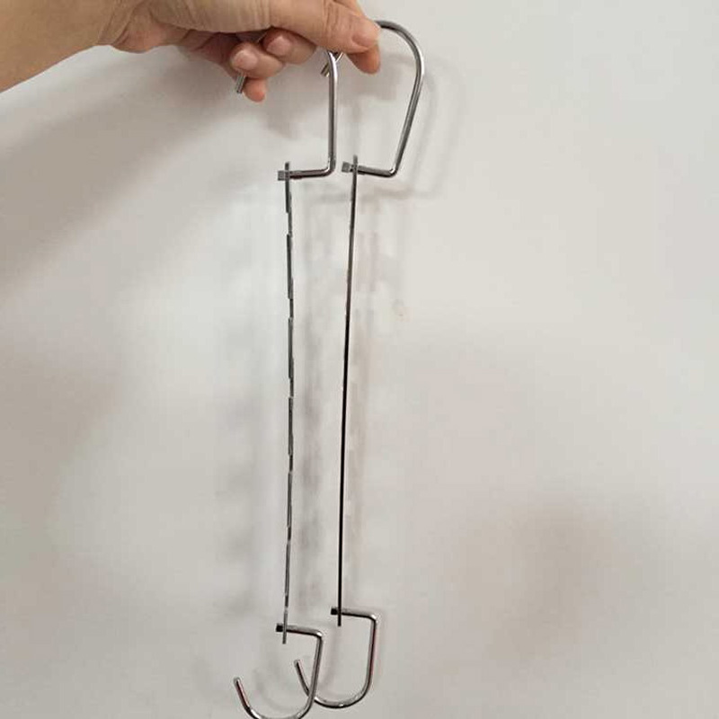 thumbnail image 2 of Hanger de hierro 6pcs Soporte de ropa mágica Anti-Rust Hangers Organizador de vestuario de conveniencia Non-deslizamiento para armario pequeño pequeño Armario, 2 of 9