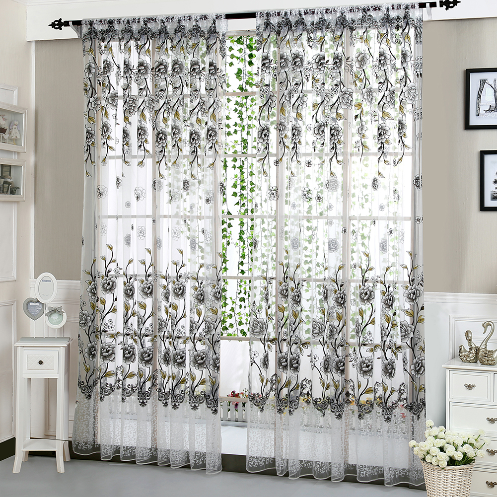 thumbnail image 3 of Drapes lijando panel ciega tela sombreado cortinas de cortina transparente divisor cortinas apagadas drapeado para golosinas de ventana, 3 of 9