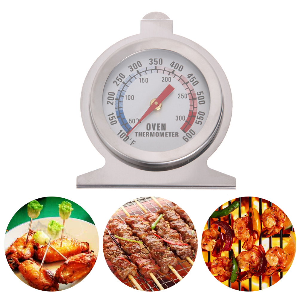 thumbnail image 4 of Medidor alimento carne temperatura Calibre BBQ Grill 0-300 Termómetro horno Celsius acero inoxidable Herramientas para hornear, 4 of 9