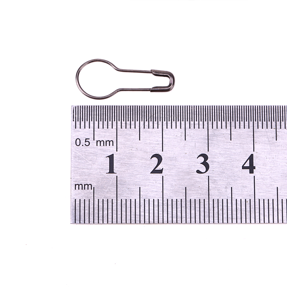 thumbnail image 2 of Pensos de seguridad de calabaza de metal de 100 piezas Pins de forma de pera Pins de punto de punto coloridos marcadores de puntadas de bulbo para coser tejer, 2 of 9